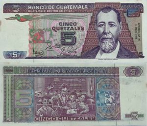 5 QUETZALES