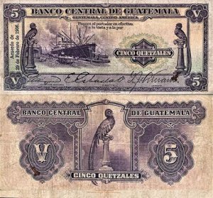 5 QUETZALES