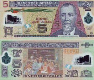 5 QUETZALES