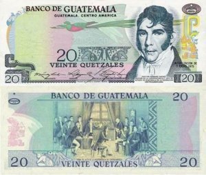 20 QUETZALES
