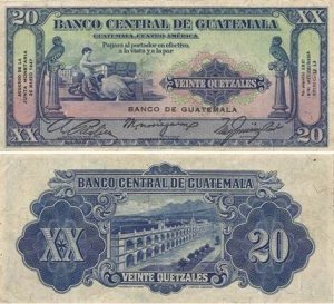 20 QUETZALES