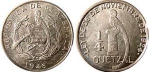 1/4 QUETZAL