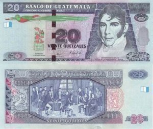 20 QUETZALES