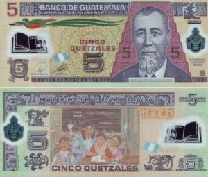 5 QUETZALES