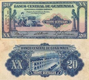 20 QUETZALES